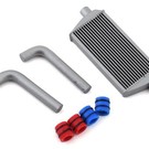 SRC Sideways RC SDW-FULLINTKIT-S-S  Sideways RC Scale Drift Full Intercooler Kit (Silver) (Small)