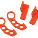SRC Sideways RC SDW-JDMHST3-OR  Sideways RC Scale Drift JDM Tow Hook (Orange) (2) (Style 3)