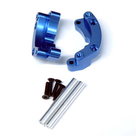 STRC SPTST9460B  Aluminum Rear Wheelie Bar Mount, Blue, for Traxxas Drag Slash