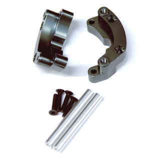 STRC SPTST9460GM Gun Metal  Aluminum Rear Wheelie Bar Mount for Drag Slash