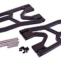 Racers Edge RCE1904BK  X-Maxx Front/Rear Aluminum Lower Suspension Arm Set - Black