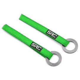 SRC Sideways RC SDW-TSL-RINGH-GR  Sideways RC Scale Drift Nylon Tow Sling w/Ring Hook (Green) (2)