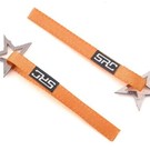 SRC Sideways RC SDW-TSL-STARH-OR  Sideways RC Scale Drift Nylon Tow Strap w/Star Hook (Orange) (2)