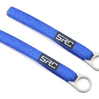 SRC Sideways RC SDW-TSL-STEELRING-BL  Sideways RC Scale Drift Nylon Tow Sling w/Steel Ring (Blue) (2)