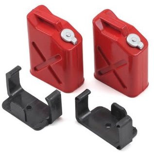 Yeah Racing YEA-YA-0355  Yeah Racing 1/10 Crawler Scale "Jerry Can" Accessory Set (Fuel Cans) (Red)