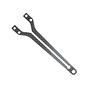 Xray XRA301072  XRay X4 22-25 Graphite Upper Deck - Split Front - 2.0mm
