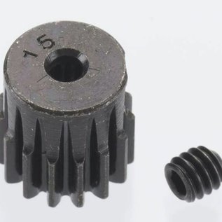Robinson Racing RRP1815  2mm / .5 Module, Hard Steel Motor Pinion, 15T