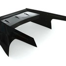 Bittydesign BDYDG-ZL21W  Bittydesign ZL21 Pro Drag Racing Wing Set (Clear)