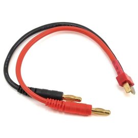 Protek RC PTK-5216  Heavy Duty T-Style Ultra Plug Charge Lead Male to 4mm Banana