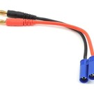Protek RC PTK-5626  ProTek RC Heavy Duty EC5 Charge Lead (Male EC5 to 4mm Banana Plugs)