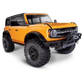 Traxxas TRA92076-4  ORANGE  Traxxas TRX-4 1/10 Crawler w/2021 Ford Bronco Body (Orange) w/TQi 2.4GHz Radio