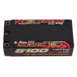 Gens Ace GEA51002S13D5  Gens Ace Redline 2s Shorty LiHV LiPo Battery 130C w/5mm Bullets (7.6V/5100mAh)