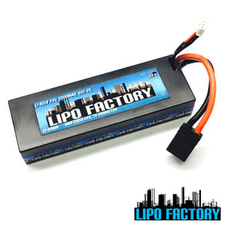 Lipo Factory LF4028  LiPo Factory 2S 7.4v 5000mah 60C LiPo w/ Traxxas Connector