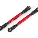 Traxxas TRA8948R  Red 100mm Aluminum Toe Links (2)  Maxx