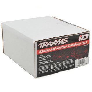 Traxxas TRA2991 Battery & Charger Combo Pack, Includes 2972 Dual iD Charger & (2) 2869X 7600mAh 7.4V 25C LiPo Batts