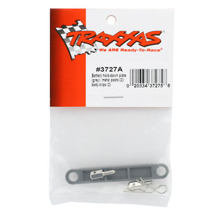 Traxxas TRA3727A  Grey Battery Hold-Down Plate: Rustler Bandit