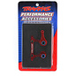 Traxxas TRA3743X  Red Alu Steering Bellcrank Set w/ Bearings: 2wd