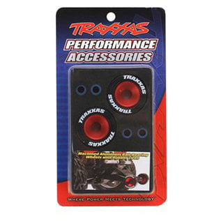 Traxxas TRA5186  Red Anodized Aluminum Wheelie Bar Wheels