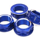 Integy C26885BLUE  Billet Machined Serrated 23mm Hex Wheel Nut(4) for 1/10 & 1/8 Size Monster Truck C26885BLUE