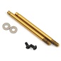 Team Associated ASC91615 B6 3x21 mm Shock Shafts (V2), Ti-Nitride (2)