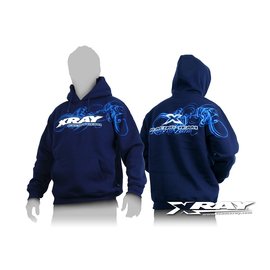 Xray XRA395500L  Xray Sweater Hooded - Blue Large (L)