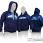Xray XRA395600L  Xray Sweater Hooded with Zipper - Blue Large (L)