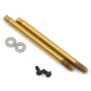 Team Associated B6 3x27.5 mm Shock Shafts (V2), Ti-Nitride (2)