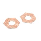 Axial Racing AXIC1068B  Axial Slipper Pad, 32.8 x 15.2 x 1mm