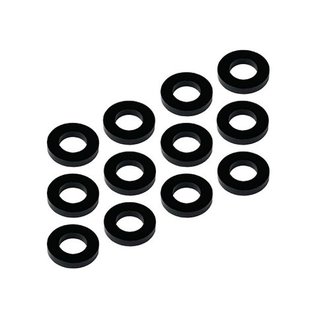 1UP Racing 1UP80303  1UP Racing Precision Aluminum Shims (Black) (12) (1mm)