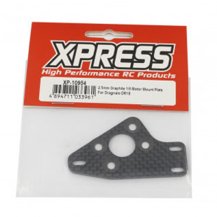 Xpress XP-10954  Xpress 2.5mm Graphite 1/8 Motor Mount Plate For Dragnalo DR1S