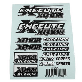 Xpress XP-30041  Xpress Execute XQ10R Logo Sticker Decal A6 148x105mm
