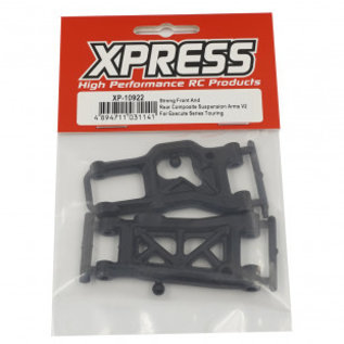 Xpress XP-10922  Xpress Strong Front And Rear Composite Suspension Arms V2 For Execute Series Touring