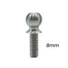 OfficinaRC OFC-ST03-T-M  OfficinaRC ST03-T-M 8mm Ball Stud Titanium Grade 5 for Awesomatix (2)