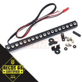 Yeah Racing YEA-YA-0507BK  Black Yeah Racing 1/10 Aluminum White LED Light Bar Black for Crawler 'G6 Certified'