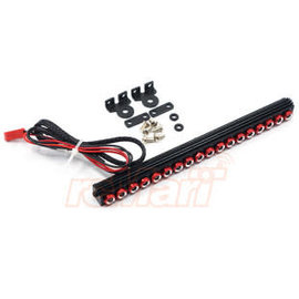 Yeah Racing YEA-YA-0507RD  Red Yeah Racing 1/10 Aluminum White LED Light Bar Red for Crawler 'G6 Certified'