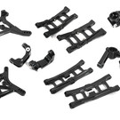 Integy C29607BLACK  Billet Machined Alloy Suspension Kit for Team Associated DR10