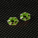 SPEC R SPR-057-G  Green Spec R Aluminum Wing Screw Holder 2 pcs Green For 1/10 Touring Car 057G 057