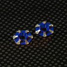 SPEC R SPR-057-B  Blue Spec R Aluminum Wing Screw Holder 2 pcs Blue For 1/10 Touring Car 057B 057