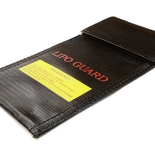 Integy C26347BLACK  LiPo Guard X-Small Battery Bag (100x200mm)