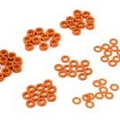 Yeah Racing YEA-YA-0390OR  Orange Yeah Racing 3x0.25/0.5/1.5/2/2.5/3mm Flat Washer Set - 10 of each size (Orange) (70)