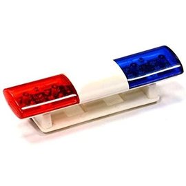 Integy C24482BLUERED  T3 Realistic Roof Top Flashing Light LED with Plastic Housing for 1/10 Scale