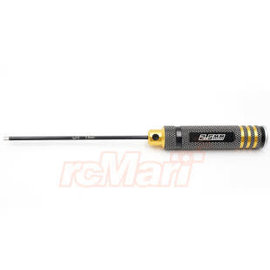 Yeah Racing YEA-YT-0185  Yeah Racing Aluminum 2.5mm Allen Hex Driver Tool Black Gold