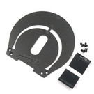 Yeah Racing YEA-YT-0205BK  Black Yeah Racing Aluminum & Carbon Wheel Well Marker For 1:8 On Road RC Car Black