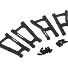 Xray XRA302101  XRAY T4 Aluminum Front & Rear Suspension 1-Hole Arm Set (2+2)