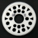 Yeah Racing SG-64081  64P 81T Yeah Racing Competition Delrin Spur Gear 64P 81T For 1/10 On Road Touring Drift