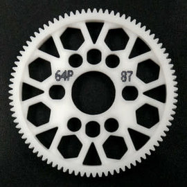Yeah Racing SG-64087  64P 87T Yeah Racing Competition Delrin Spur Gear 64P 87T For 1/10 On Road Touring Drift