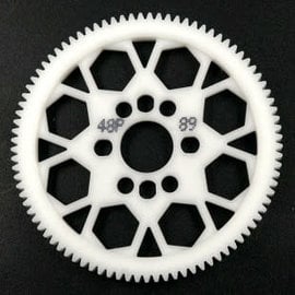 Yeah Racing SG-48089  48P 89T Yeah Racing Competition Delrin Spur Gear 48P 89T For 1/10 On Road Touring Drift