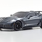 Kyosho KYO32334GM  Mini-Z RWD Corvette ZR1 Shadow Gray Metallic w/ LED Lights