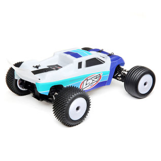 TLR / Team Losi LOS01019T2  Blue / White 1/18 Mini-T 2.0 2WD Stadium Truck Brushless RTR