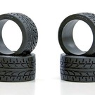 Kyosho MZW38-30  Mini-Z 11mm Wide Racing Radial Tires 30° Shore (4) MZW38-30 MZW3830